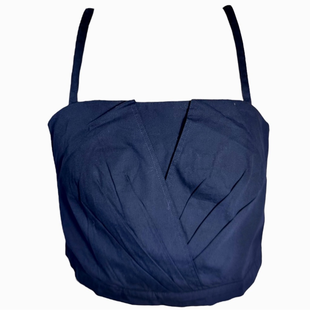 ✨ NWT | Banana Republic Navy Blue Bustier Corset Top - 6 ✨